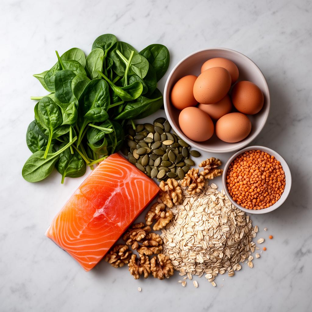 Key nutrients for fertility and pregnancy: iron, omega-3, zinc, fibre and selenium